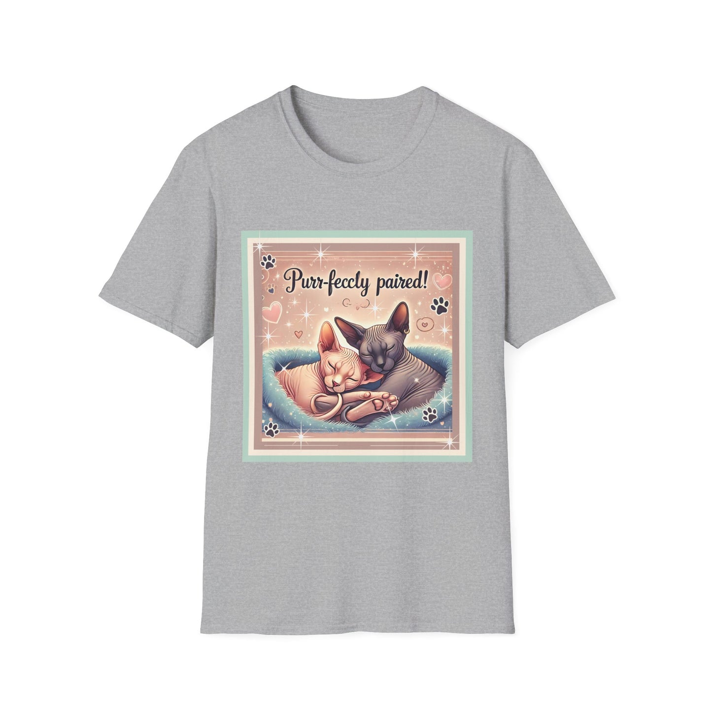 Sphynx Cat Lovers Tee Purr-fectly Paired