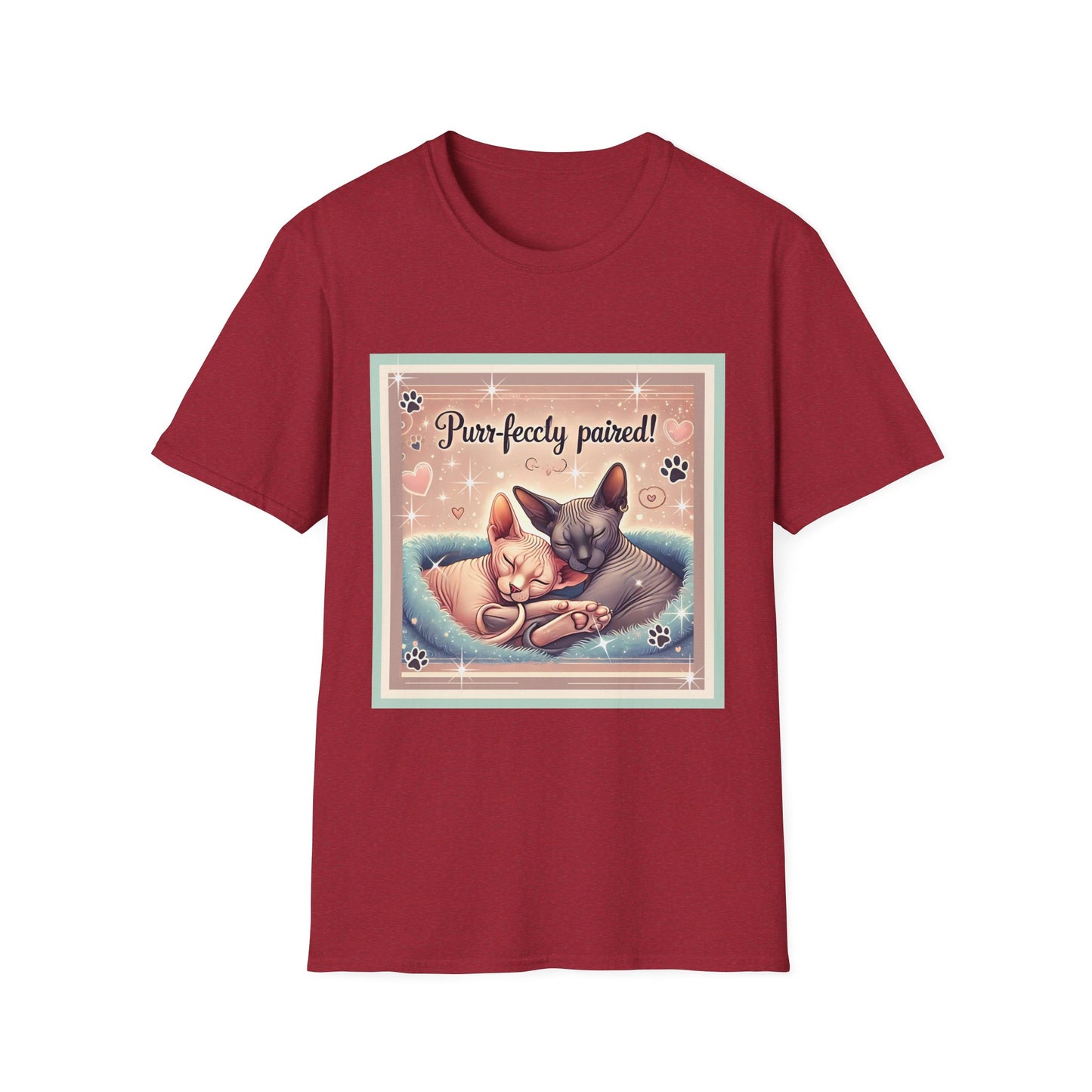 Sphynx Cat Lovers Tee Purr-fectly Paired