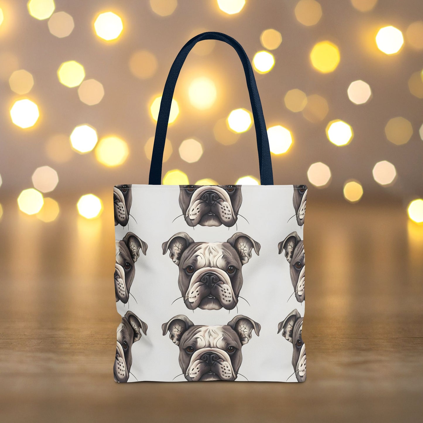 Adorable Bulldog Print Tote Bag - Perfect for Dog Lovers