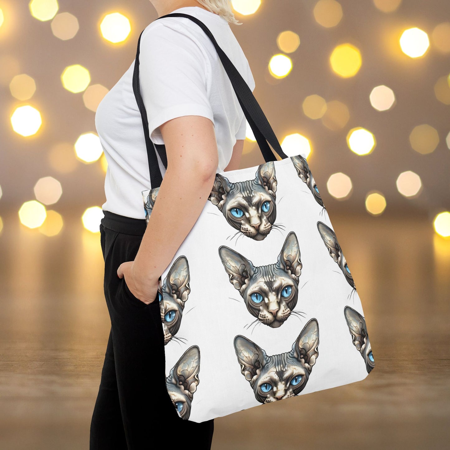 Whimsical Sphynx Cat Tote Bag