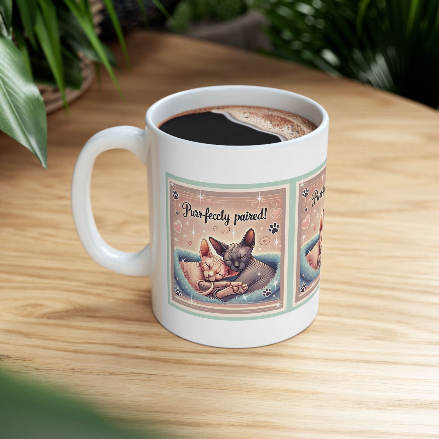 Sphynx Cat Mug - Ceramic (11oz)