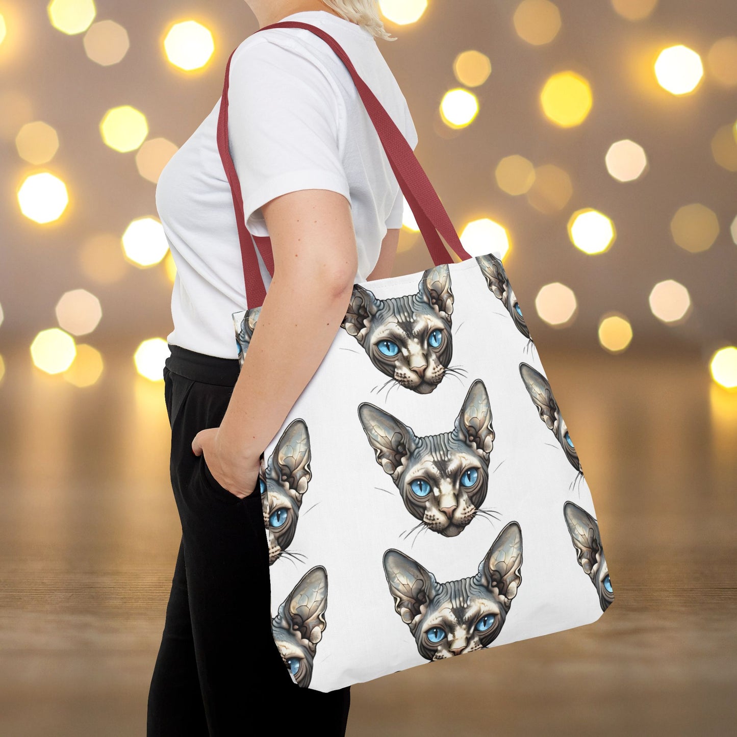 Whimsical Sphynx Cat Tote Bag