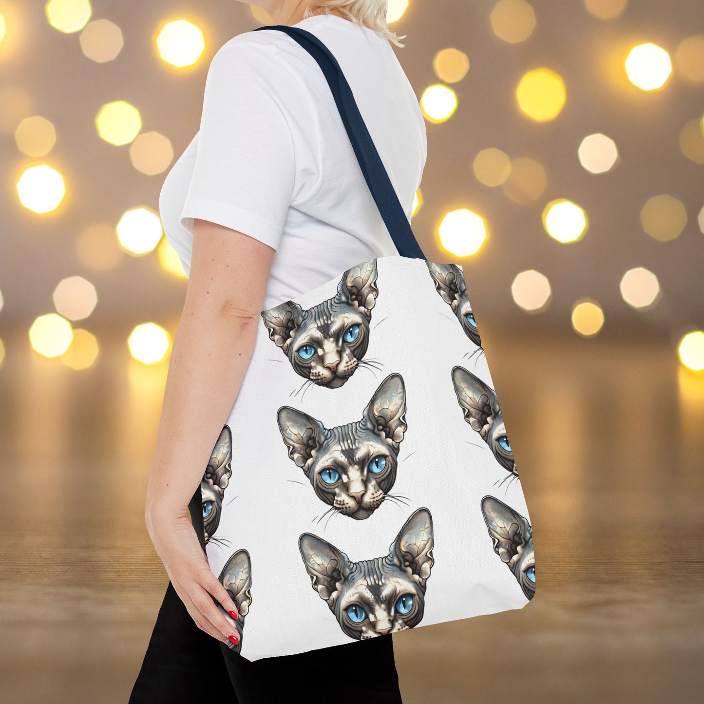 Whimsical Sphynx Cat Tote Bag