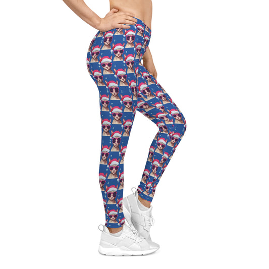 Christmas Sphynx Cat Leggings