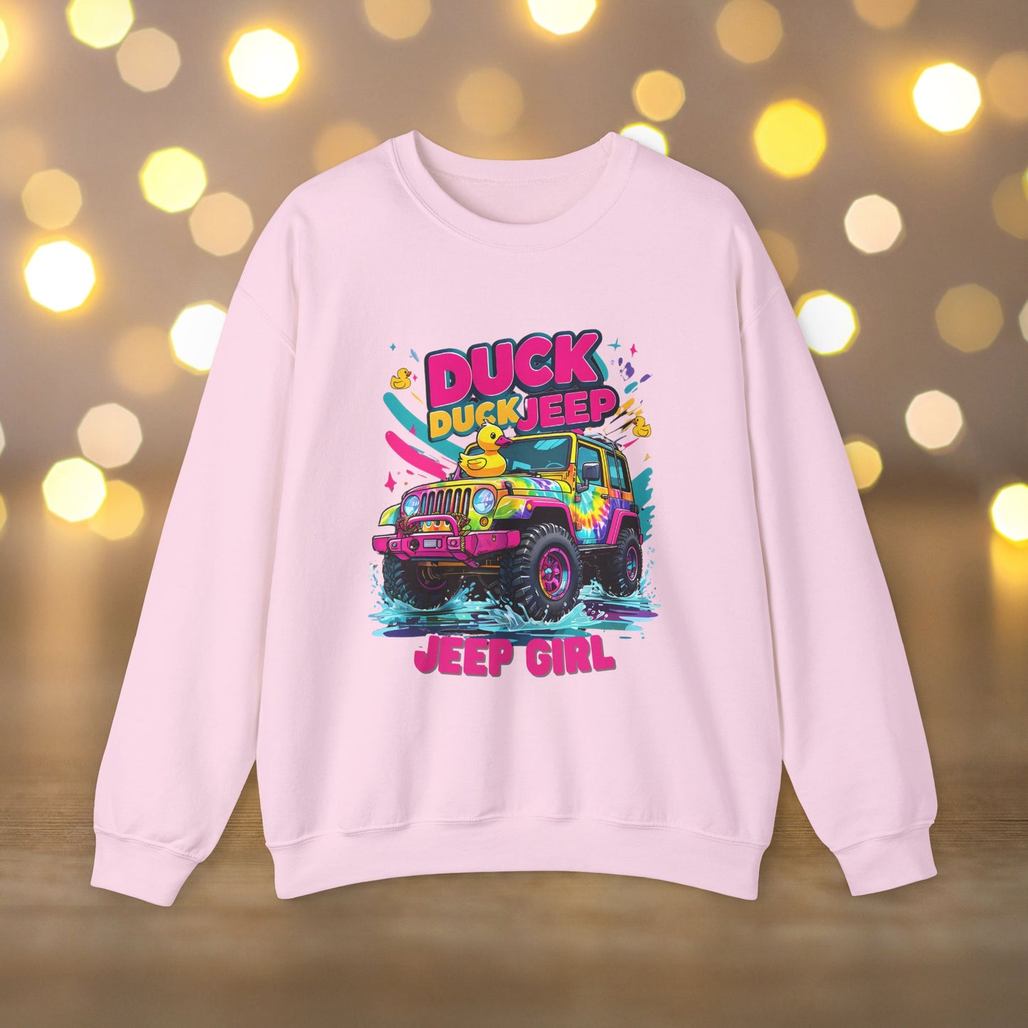 Duck Jeep Girl Crewneck Sweatshirt