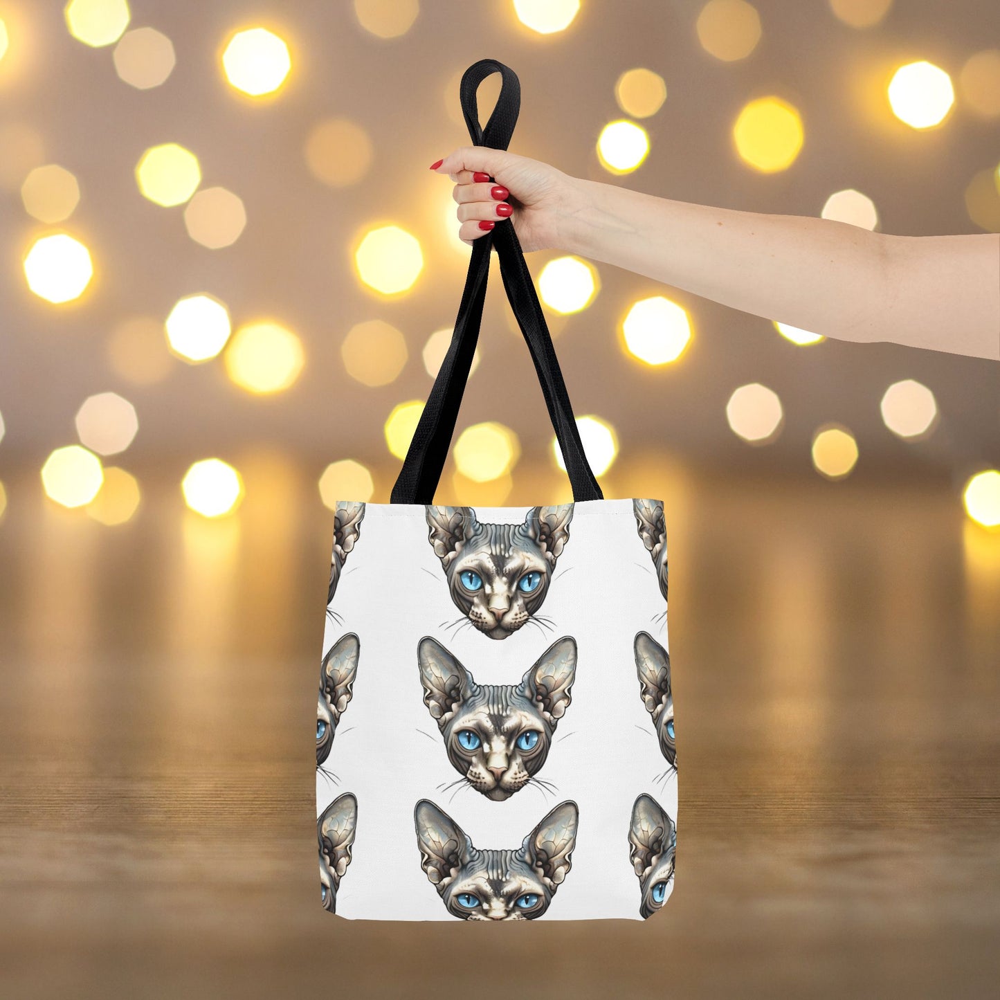 Whimsical Sphynx Cat Tote Bag