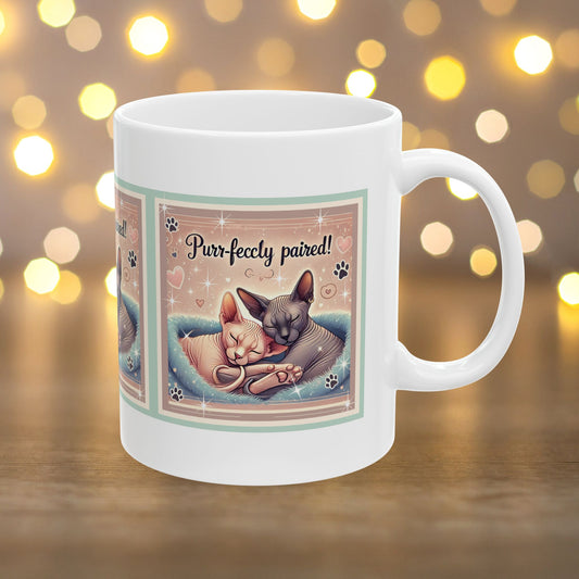 Sphynx Cat Mug - Ceramic (11oz)