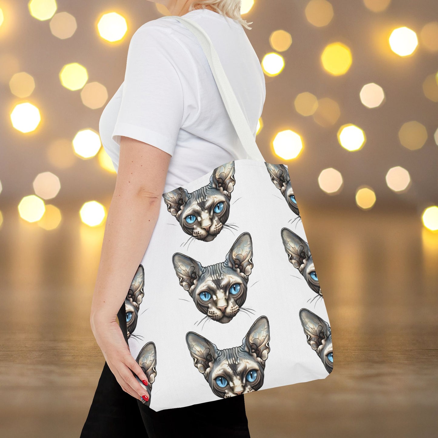 Whimsical Sphynx Cat Tote Bag