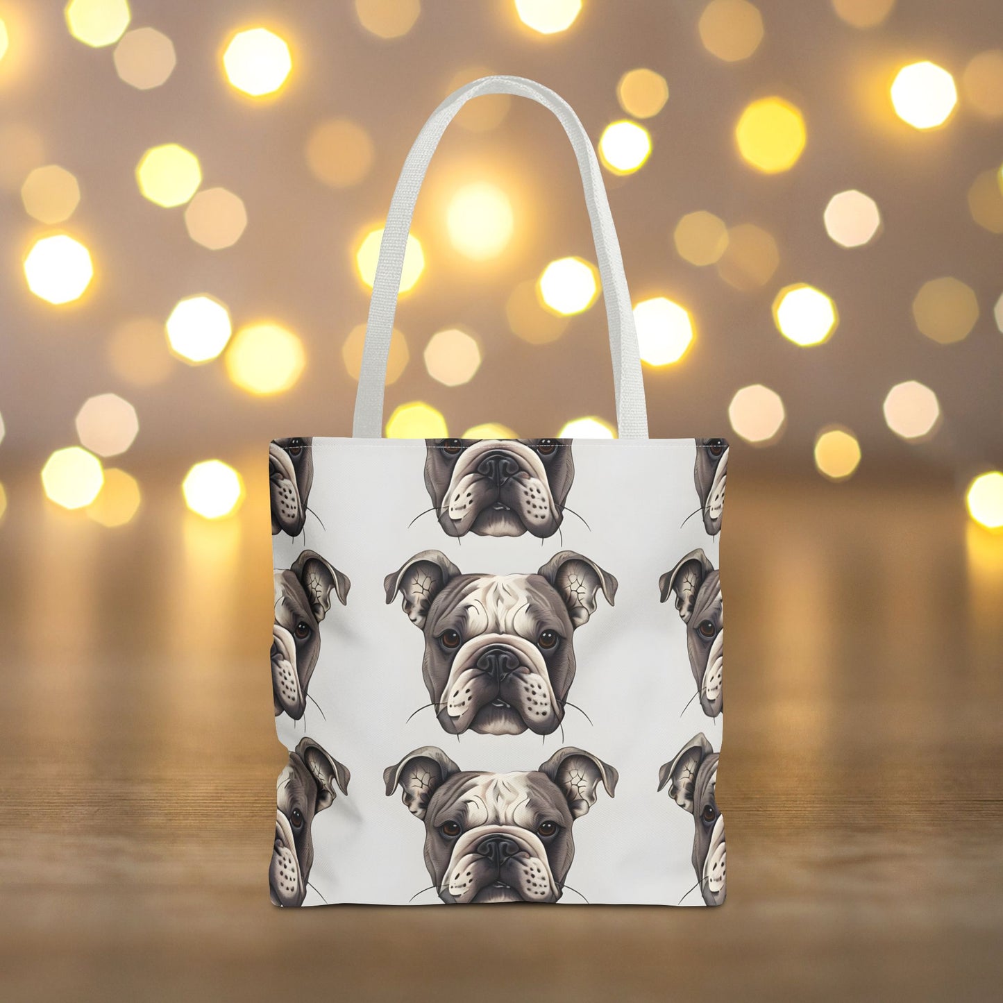 Adorable Bulldog Print Tote Bag - Perfect for Dog Lovers